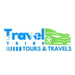 Travel Tribe Tours & Travels logo featuring a modern car icon for cab rental, taxi, airport transfer, and tour services.